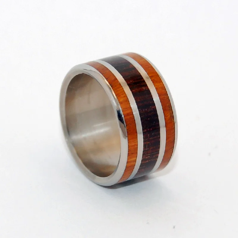 Wenge Woods | Men's Wenge Wood, Ancient Kauri Wood & African Ebony Wedding Ring