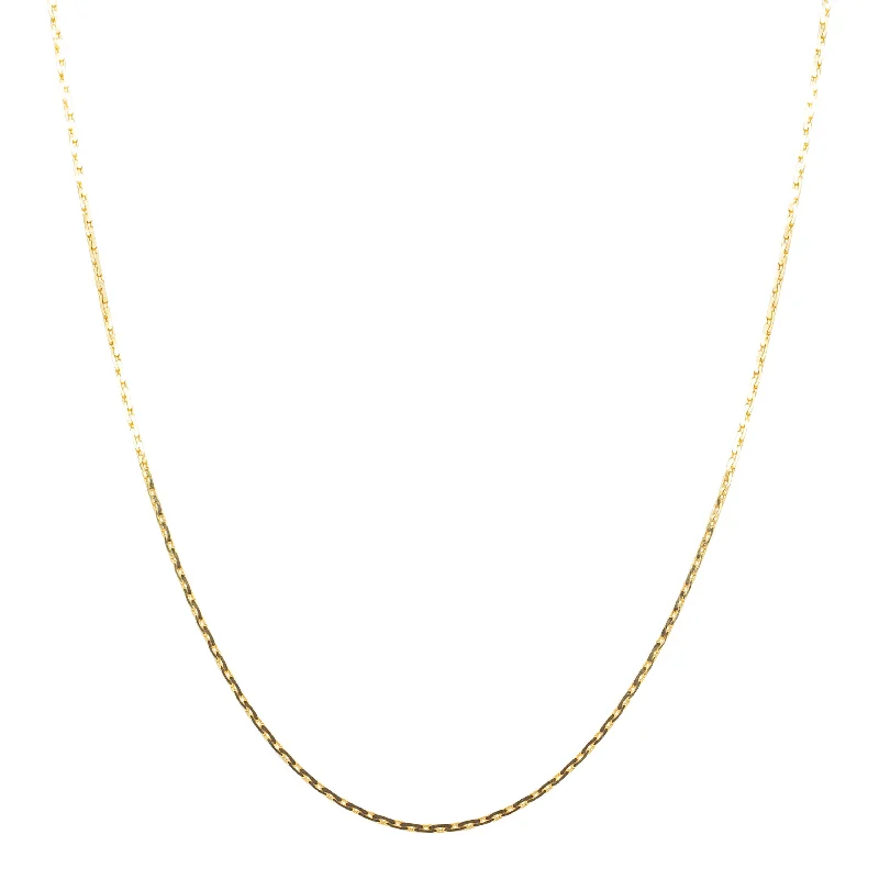 elegant chain necklaces for women-9ct Yellow Gold Fancy Link Chain