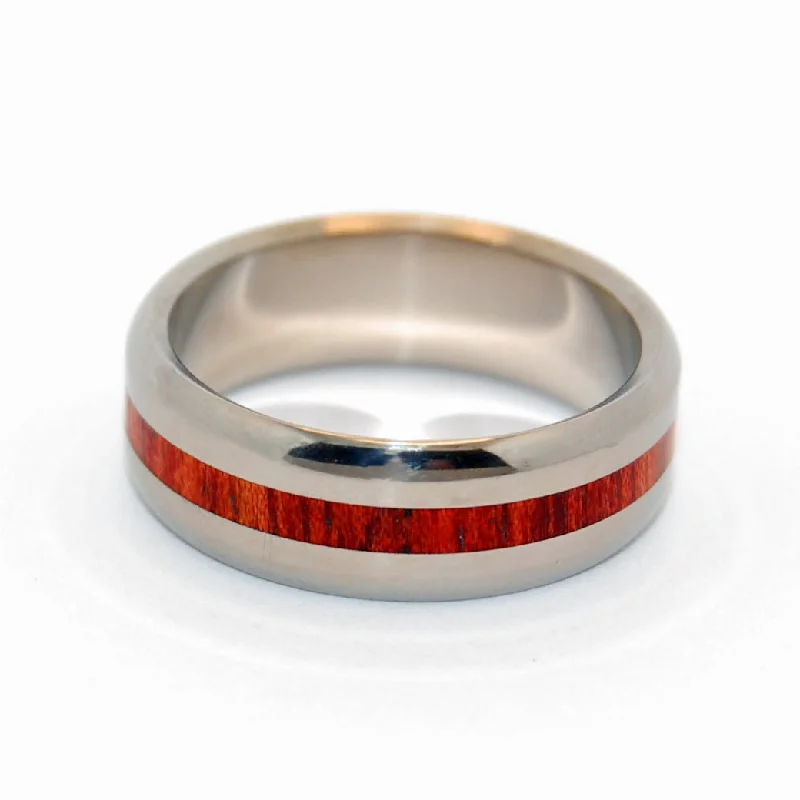 With Your Heart | Men's Wood Wedding Ring