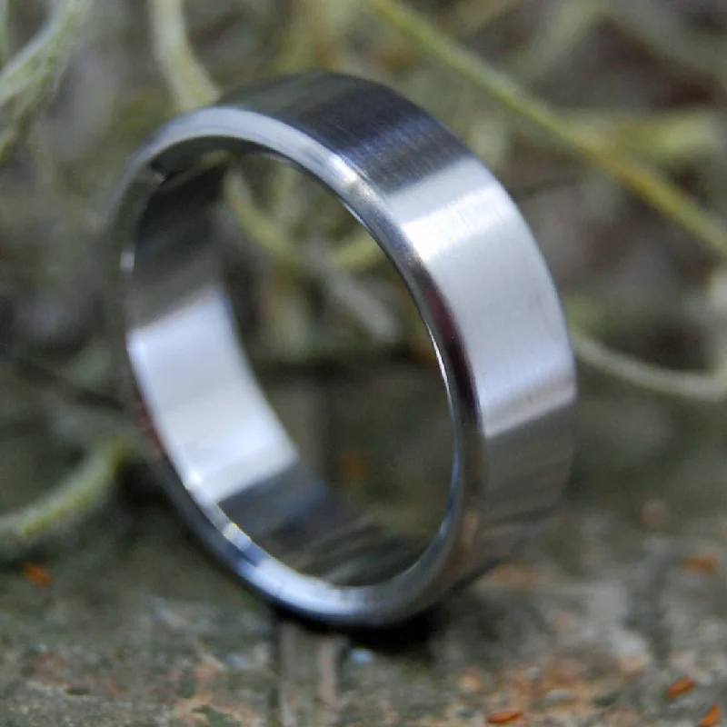 Satin Steel | Men's Satin Steel Wedding Ring