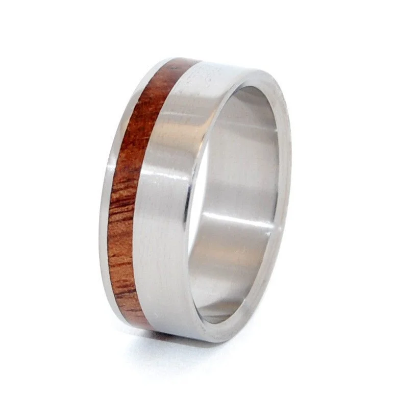 Autumn Romance | Men's Wood Wedding Ring