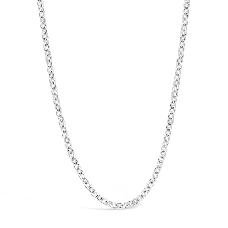 mother's day necklaces for women-PERSONALIZIED CHAIN MEN SILVER NECKLACE