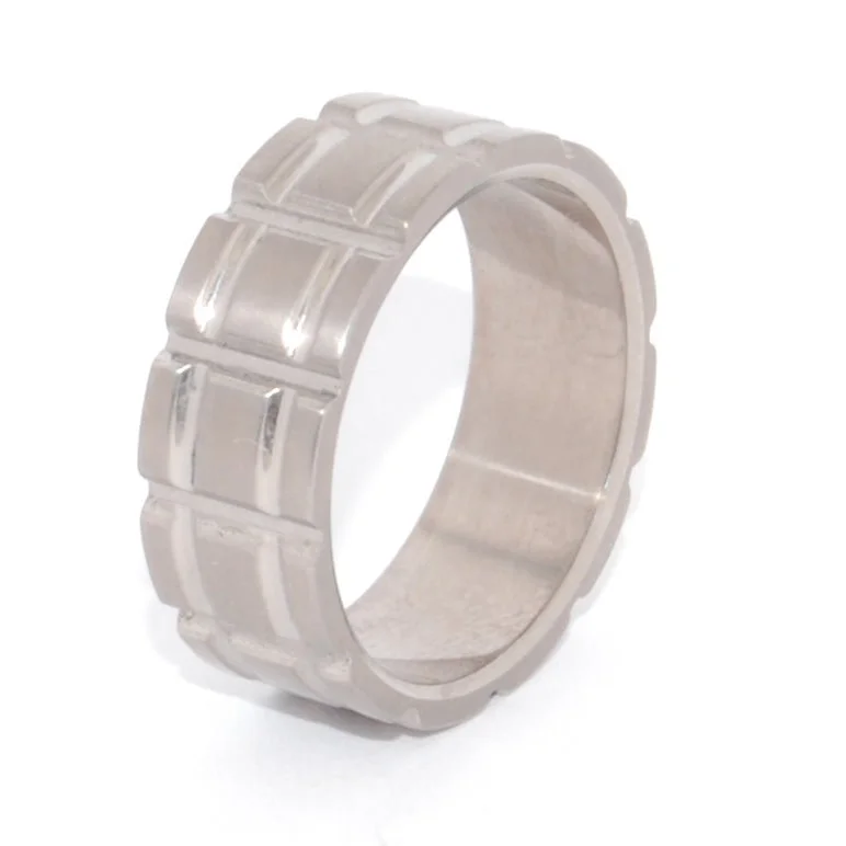 Star Killer Satin | Men's Satin & Titanium Wedding Ring