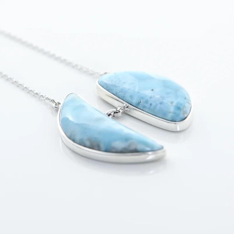 rose gold chain necklaces for women-Larimar Mia Necklace