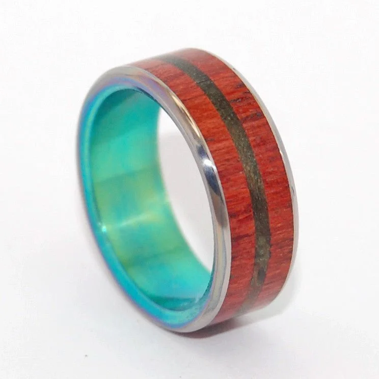 Escape With Me | Men's Wood Wedding Ring