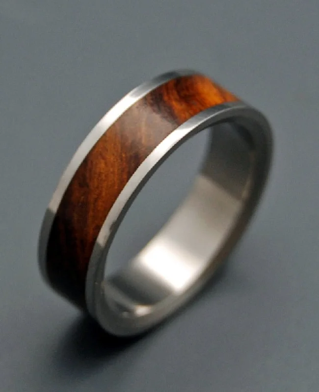 Desert Rose | Men's Desert Rose Wood Wedding Ring