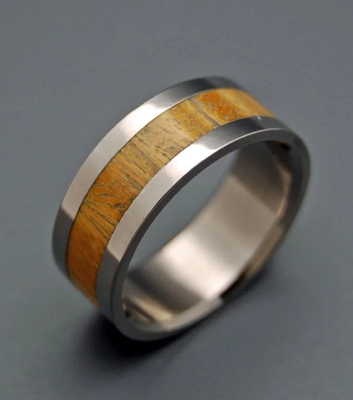 Tua | Men's Ancient Kauri Wood & Titanium Wedding Ring