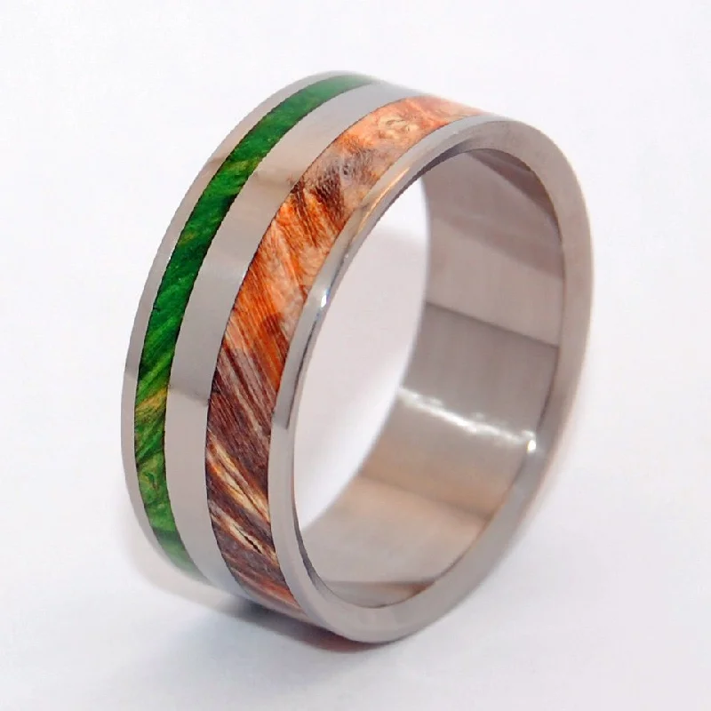 Spring Eternal | Men's Wood Wedding Ring