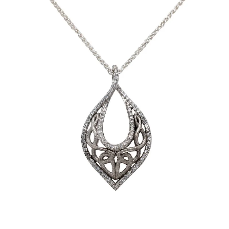 gemstone necklaces for women-Silver Love's Chalice Pendant