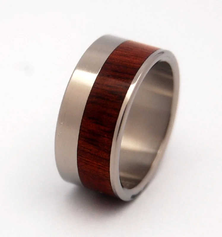 Dauphin Ii | Men's Bloodwood & Titanium Wedding Ring