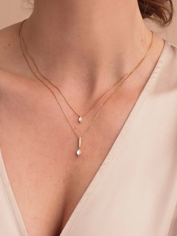 geometric necklaces for women-Nomi Layered Pendant