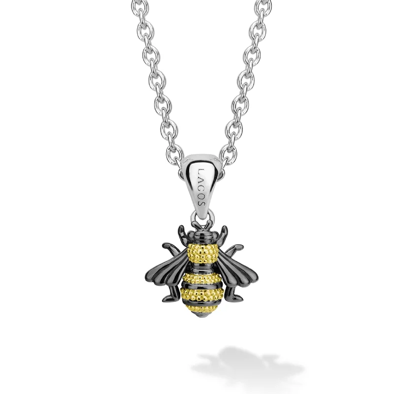 custom necklaces for women-Rare Wonders Small Honeybee Necklace