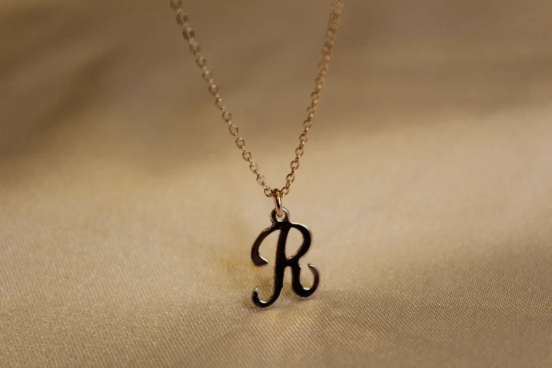 personalized necklaces for women-14k Gold Filled Script Neckace