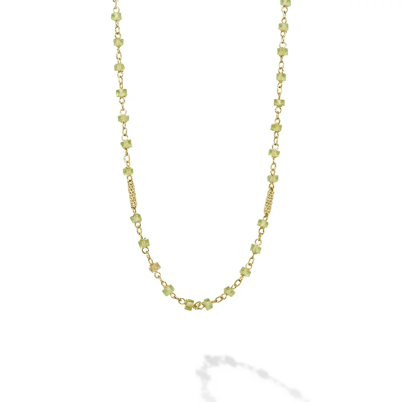 star necklaces for women-Studio 18K Gold Peridot Necklace