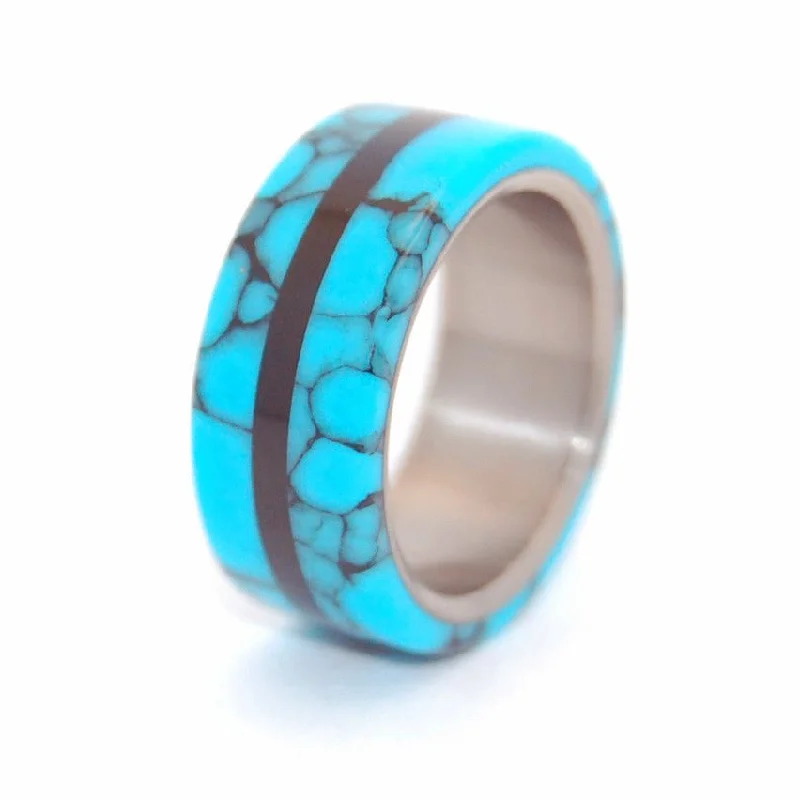 Man Up | Men's Turquoise, Onyx & Titanium Wedding Ring