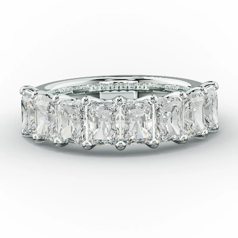 3.0 Carat Radiant Cut Diamond Anniversary Band