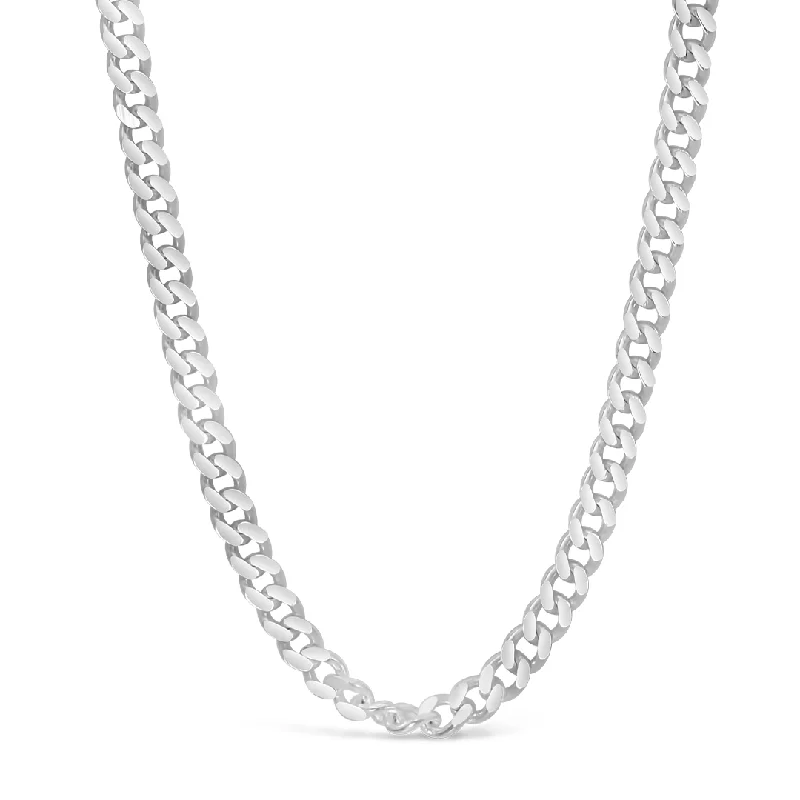 birthday gift necklaces for women-GOURMET CHAIN MEN SILVER NECKLACE