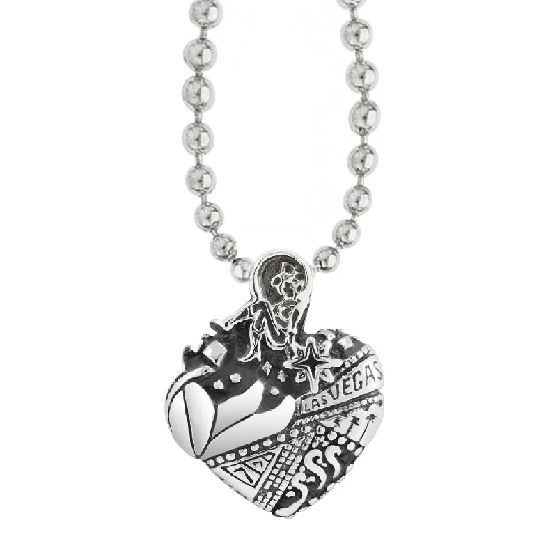 coin necklaces for women-Hearts of LAGOS Heart of Las Vegas Pendant Necklace