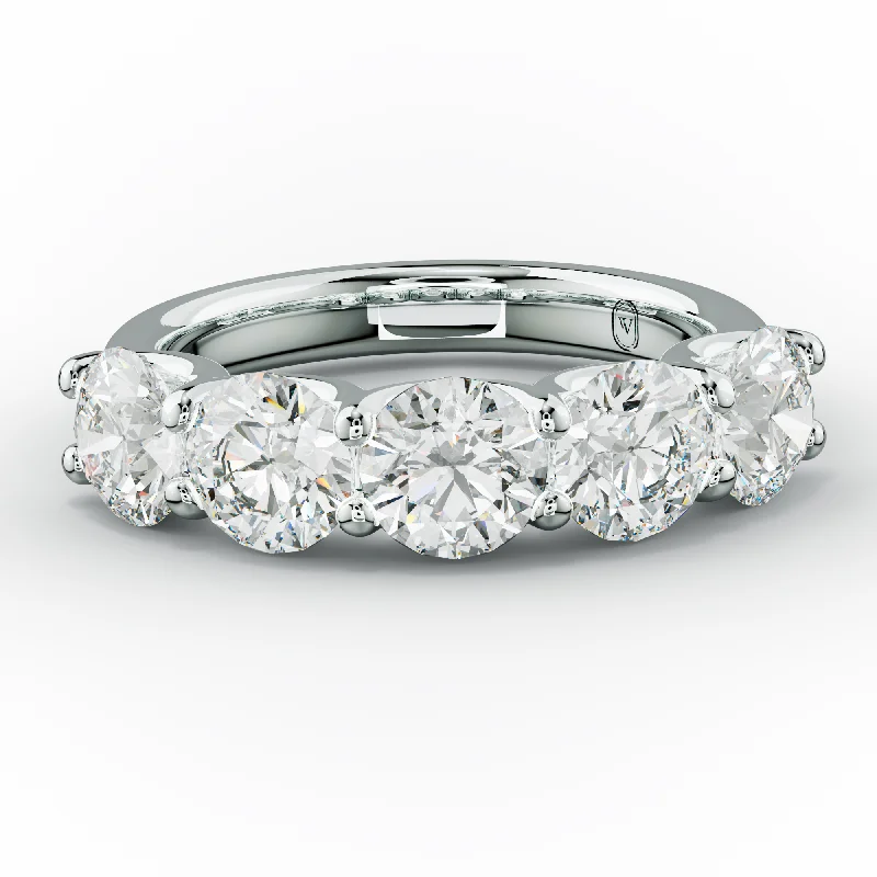 3.0 Carat Round Diamond Anniversary Band