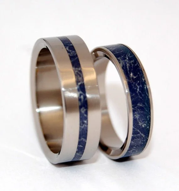 A Little Of You In Me | M3 &titanium Wedding Ring Set