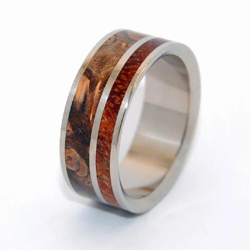 Corinthian | Men's Koa Wood, Maple Wood & Titanium Wedding Ring