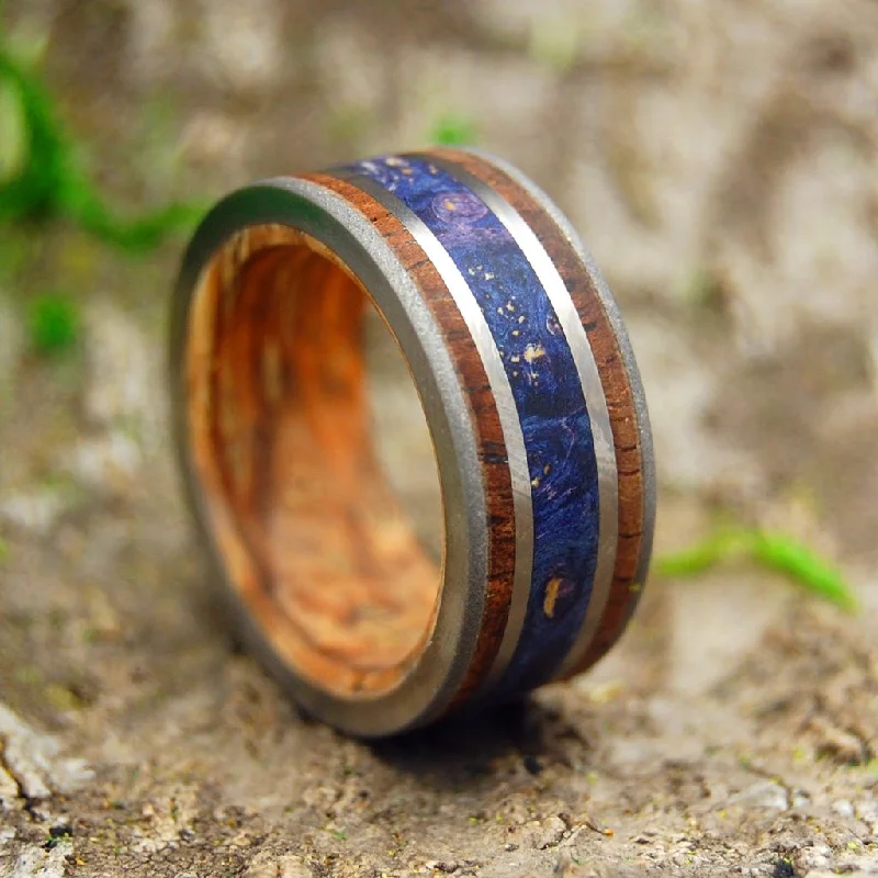 Koa Triumph | Men's Koa Wood Wedding Ring