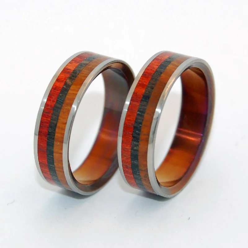 Old Soul | Ancient Woods & Titanium Handmade Wedding Ring