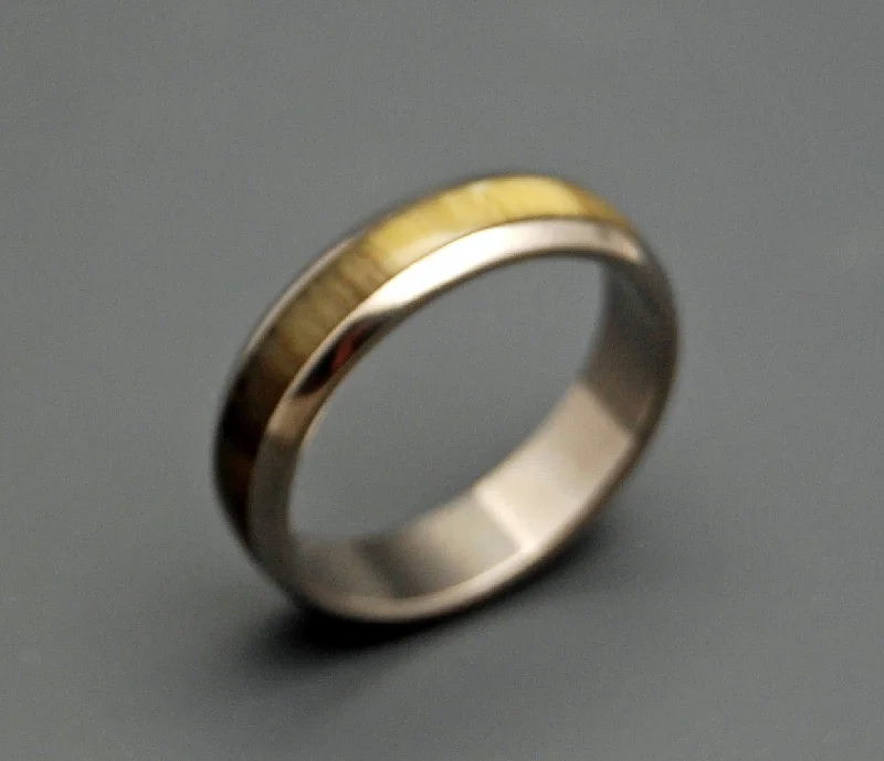 Palomino | Men's Horn & Titanium Wedding Ring