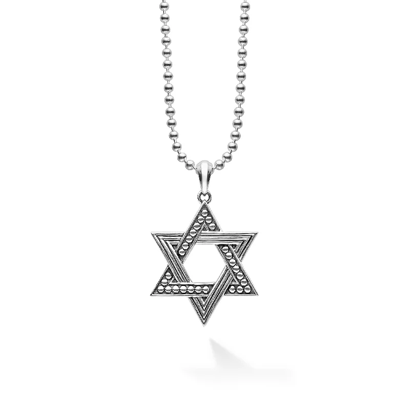 holiday necklaces for women-Anthem Star of David Amulet Necklace