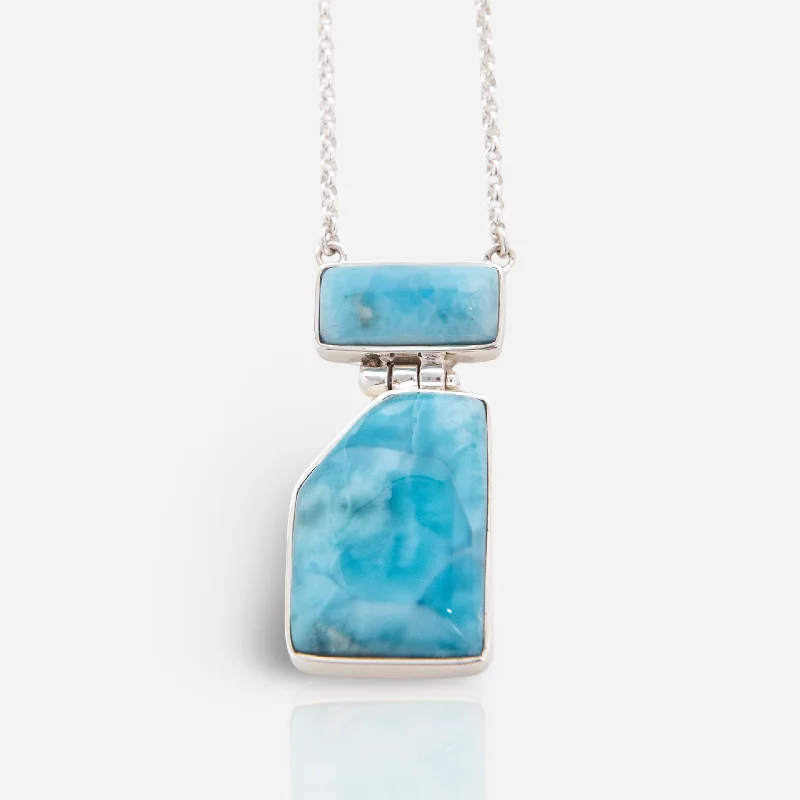 pearl necklaces for women-Larimar Necklace Judith