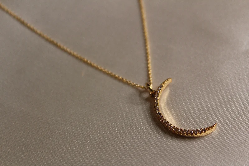 personalized birthstone necklaces for women-A Moon Cycle