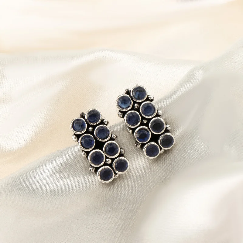 elegant earrings for women-Nipura Polki Stud Earrings